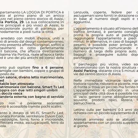 公寓 La Loggia Di Portica Residenza Storica Nel Centro Di 阿西西