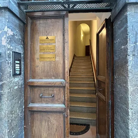アパート La Loggia Di Portica Residenza Storica Nel Centro Di アッシジ
